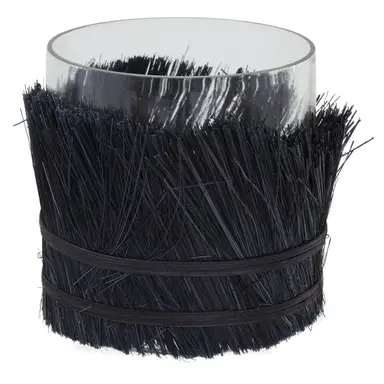 Interiors by Premier Candle Holder Kuta Black Small