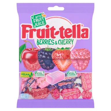 Fruit-Tella Berries & Cherries 170g