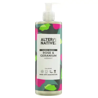 Alter/native By Suma Hand Wash - Rose & Geranium 400ml