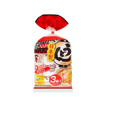 Itsuki Yude Udon Noodle with Soup Sachet (3 Servings) 630g