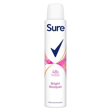 Sure  Anti-Perspirant Aerosol Bright Bouquet 200ml