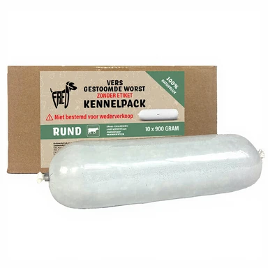 Vers Gestoomde Worst Rund 10x900g