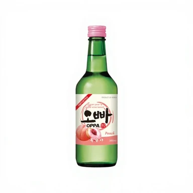 Oppa Peach Soju Drinks 360ml 12%