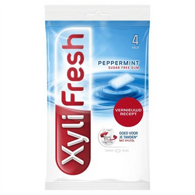 Xylifresh Xylifris Pfefferminz 4er-Pack