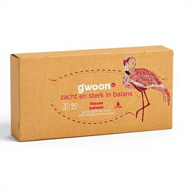 G'woon 3-laags lotion-tissues