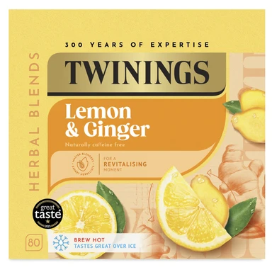 Twinings Lemon & ginger 80 Pack