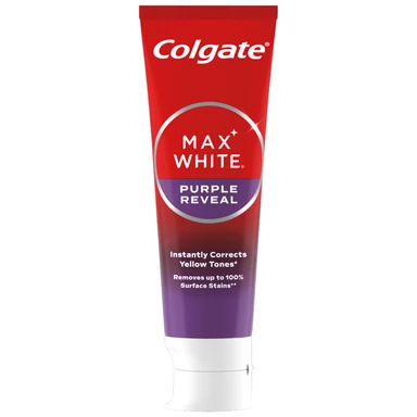 Colgate Max White Purple Reveal Instant Teeth Whitening Toothpaste 75ml