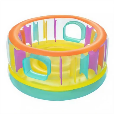 Bestway Bouncejam Rainbow Trampoline Gonflable 180 x 86 cm