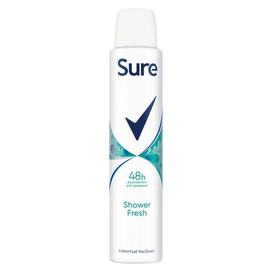 Sure Anti-Perspirant Aerosol Shower Fresh 200ml