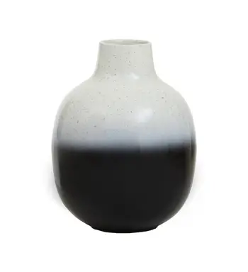 Fifty Five South Vase Rasmus Ombre Black/White Small