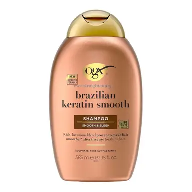 OGX Shampoo Ever Straight Brazilian Keratin Therapy 385 ml