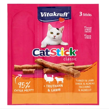 vitakraft - Katzen-Stick med Pute und Lamm 18 g
