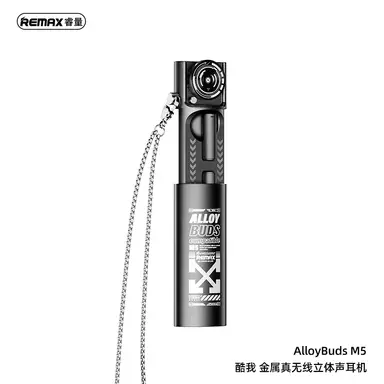 REMAX AlloyBuds M5 CoolMe Series True Wireless Earbuds - Black