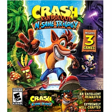 Activision Crash Bandicoot N. Sane Trilogy – inkl. 2 Bonus-Leveln 