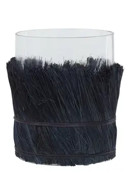 Interiors by Premier Candle Holder Kuta Black Large