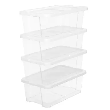 Plastic Shoe Box, 35x20x12.5cm