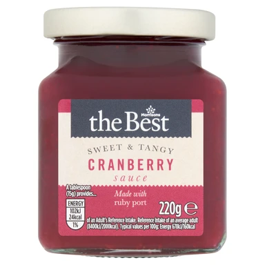 Morrisons The Best Cranberry Sauce With Port 220g