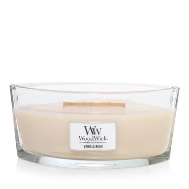 Wood Wick Candle Ellipse Linen 453g