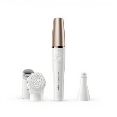 Braun FaceSpa Pro 911 Facial Epilator 3-in-1 Facial Epilating, Cleansing, SkinToning
