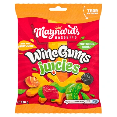 Maynards Bassetts Wine Gums Juicies 130g