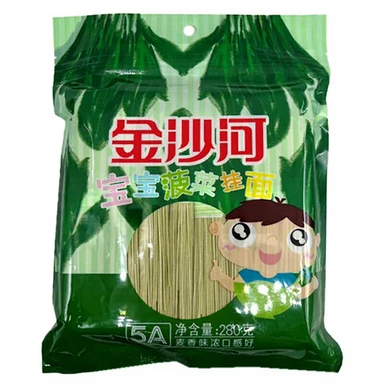 Jinshahe Jinsha River Baby Spinazie Noedels 280g