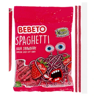 Bebeto J Spaghetti Erdbeere 80g
