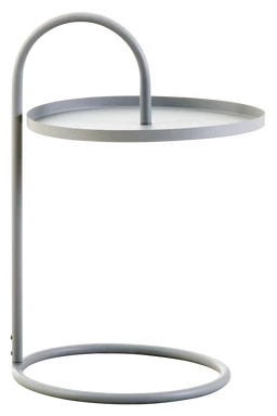 Interiors by Premier Trosa Side Table Hanging Top Round Grey
