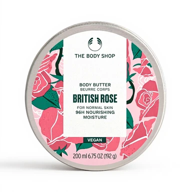 The Body Shop Body Butter British Rose 200ml