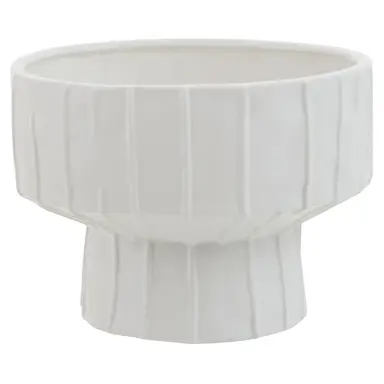 Interiors by Premier Vase Fara White Wide