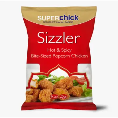 Super Chick Hot & Spicy Popcorn Chicken 1kg