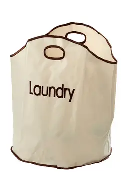 Essentials by Premier Cream Polyester Laundry Bag