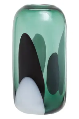 Fifty Five South Vase Hania Green/Black Small