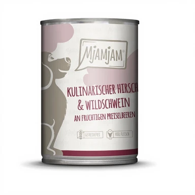 MjAMjAM - Venaison et Sanglier aux Cranberries Fruitées - 400 g x6