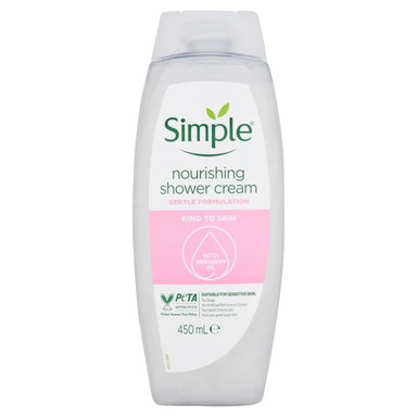 Simple Kind to Skin Shower Cream Nourishing 450ml