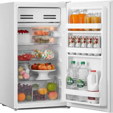 Comfee 3 Removable Glass Shelf Muti-layer Fridge 93L White 1PC