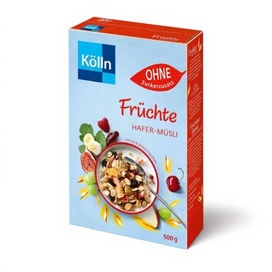 Kölln Fruit Muesli No Added Sugar 500g