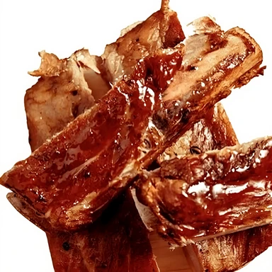 Laweiju Côtes de porc salées non épicées 300g