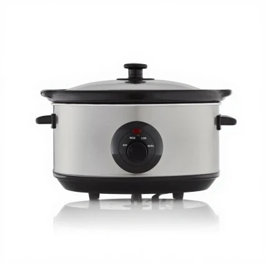 Swan SF17020N 3.5 Litre Oval Stainless Steel Slow Cooker with 3 Cooking Settings, 200W, Silver