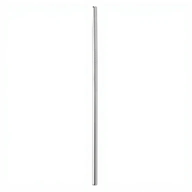 5five Lot de 6 pailles avec goupillon en acier inoxydable 