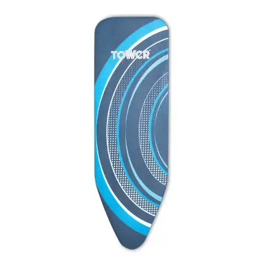 Tower Eclipse Replacement Cover for CeraGlide Plus Ironing Board, 100% Cotton, Black
