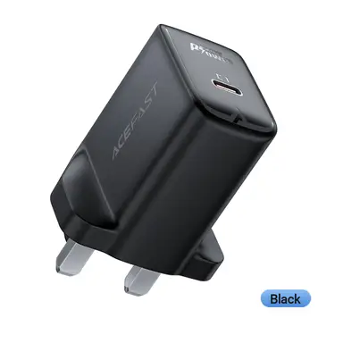 ACEFAST A4 PD20W Single USB-C Charger Black