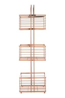 Maison by Premier Rose Gold Rectangular Storage Caddy