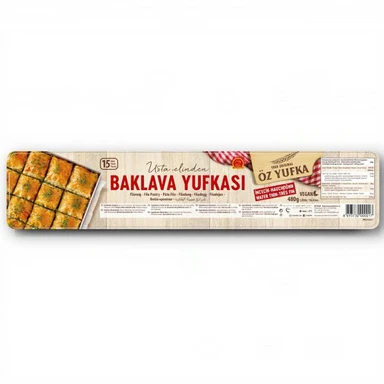 Oz Yufka Lux Baklava Yufka 480g