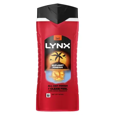 Lynx 3-in-1 Body Wash Sunset Fresh 500ml