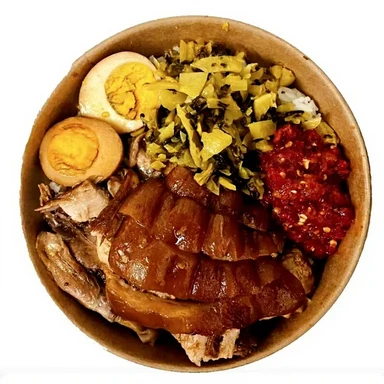 Laroue de porc au riz de jambon de Noël (sans riz) 500g