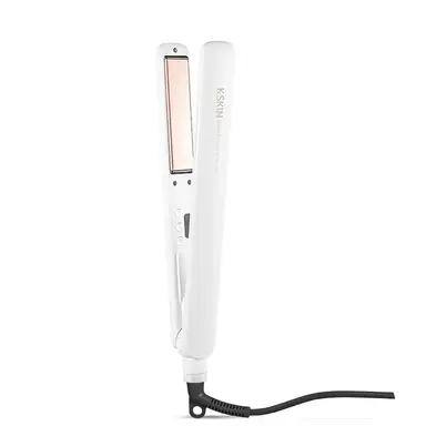 K·SKIN Ionic Hair Straightener, 30s Fast Heating Ceramic Flat Iron, 2 in 1 Hair Straightener and Curler, 9 Temperature Settings, Styling Tool for All Hair Types, KD280 New Year Sale | Top gift picks
