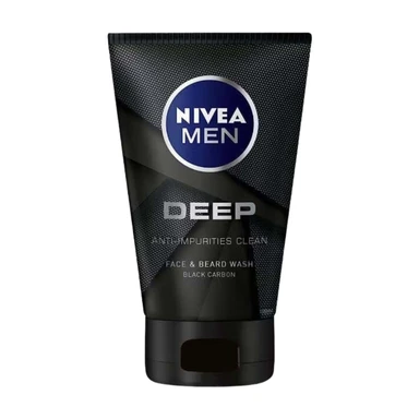 NIVEA Deep Face and Beard Wash 100ml