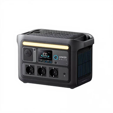 Anker SOLIX C800X Centrale électrique portable, 768 Wh, recharge rapide, compatible solaire