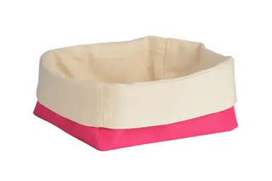 Essentials by Premier Hot Pink And Cream Small Bread Basket