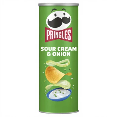 Pringles Sour Cream & Onion Chips 165 g
